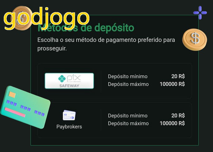 O cassino godjogobet oferece uma grande variedade de métodos de pagamento